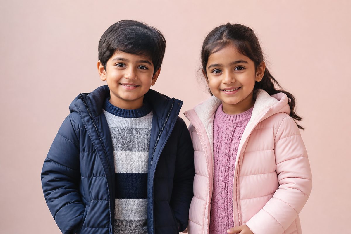 Indian kids winter wear